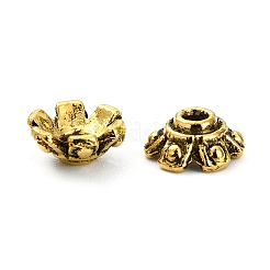Tibetan Style Bead Caps&nbsp;X-TIBEB-E016-AG