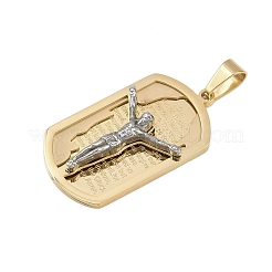 Jesus Theme 304 Stainless Steel Pendants&nbsp;STAS-D387-01B-PG