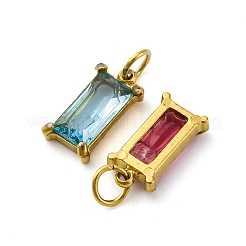 304 Stainless Steel Rhinestone Pendants&nbsp;STAS-E550-43G