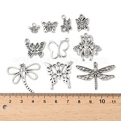 50Pcs 10 Styles Tibetan Style Pendants&nbsp;TIBEP-FP0001-15