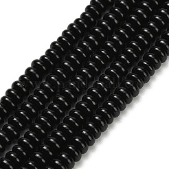 Natural Black Onyx Beads Strands&nbsp;G-L635-A01-4x2mm-01