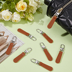 8Pcs PU Leather Zipper Pulls for Handbags Luggage and Jacket&nbsp;FIND-CL0002-09A
