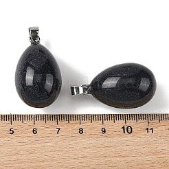 Synthetic Blue Goldstone Pendants&nbsp;GG-K002-08A-20