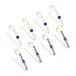 8Pcs 2 Colors Iron Kilt Pins&nbsp;JEWB-DC0001-13