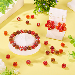 100Pcs 5 Colors Pave Disco Ball Beads&nbsp;RB-TA0001-25