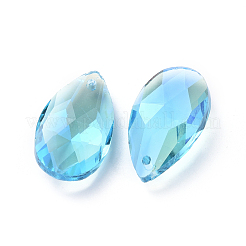Glass Rhinestone Pendants&nbsp;RGLA-L022-B-M