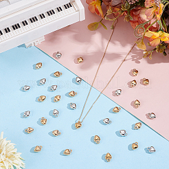 400Pcs 2 Colors CCB Plastic Charms&nbsp;CCB-ME0001-11