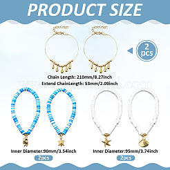2 Bags 2 Colors  Bohemian Alloy & Iron Teardrop Dolphin Turtle Charm Ankles&nbsp;AJEW-HY0002-67