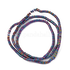 Electroplated Non-magnetic Hematite Beads Strands&nbsp;G-P571-A01-01F