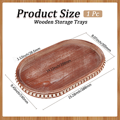 Wooden Storage Trays&nbsp;DJEW-WH20001-09