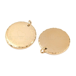 304 Stainless Steel Pendants&nbsp;STAS-D212-03C-G