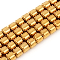 PVD Vacuum Plating Non-magnetic Synthetic Hematite Beads Strands&nbsp;G-F682-12