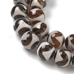 Tibetan Style dZi Beads Strands&nbsp;GG-CBA3DA1-04