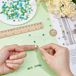 300Pcs 15 Colors 2-Hole Glass Seed Beads&nbsp;SEED-HY0001-35A