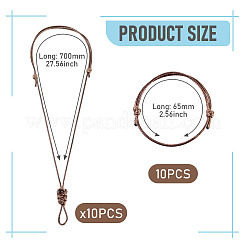 Adjustable Korean Waxed Polyester Cord Necklace & Bracelet Sets&nbsp;SJEW-TAC00006