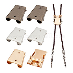 6Pcs 3 Colors Zinc Alloy Bolo Tie Slider Clasps&nbsp;FIND-PH0023-92B