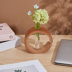Glass Hydroponic Vase&nbsp;AJEW-WH0709-388B
