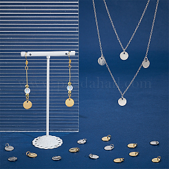 24Pcs 2 Colors 201 Stainless Steel Pendants&nbsp;STAS-UN0052-85