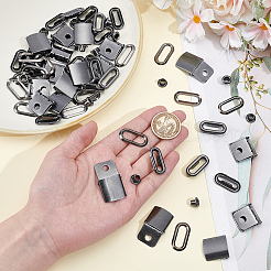 24Sets Brass Baseball Hat Cap Buckle Strap Clasp Clip Kit&nbsp;FIND-BC0014-12B