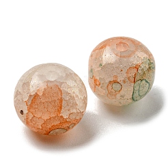 Transparent Crackle Glass Beads&nbsp;GLAA-D012-02D
