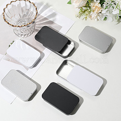 6Pcs Slide Top Tinplate Trinket Storage Boxes&nbsp;CON-SP0001-23A