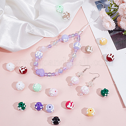 40Pcs Opaque Resin Beads&nbsp;RESI-SC0003-22
