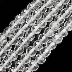 Natural Quartz Crystal Beads Strands&nbsp;G-C280-B14-6mm