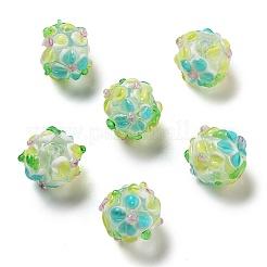 Handmade Lampwork Beads Strands&nbsp;LAMP-N021-015A-13