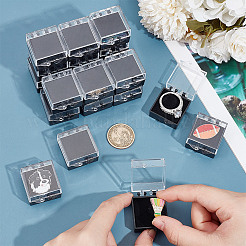 Plastic Badge Storage Gift Box&nbsp;CON-WH0099-07A