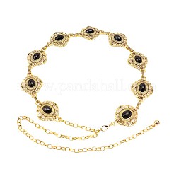Bohemian Style Alloy Resin Flower Link Waist Belly Chains for Women&nbsp;FS-WGFCF74-02