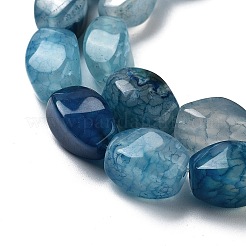 Natural Dragon Veins Agate Beads Strands&nbsp;G-G172-01U