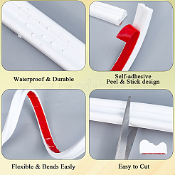 PVC Self-Adhesive Flexible Molding Trim&nbsp;DIY-WH20007-62B