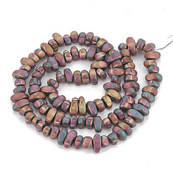 Electroplate Non-magnetic Synthetic Hematite Beads Strands&nbsp;G-T061-103F
