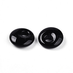 Natural Black Agate Pendants&nbsp;LS-G-T122-67V