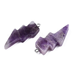 Natural Amethyst Pendants&nbsp;G-N332-53-A02