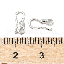925 Sterling Silver Hook Clasps&nbsp;STER-S012-03A-P