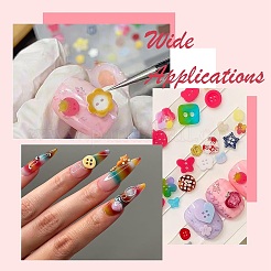 2Pcs 2 Styles Button Shaped Nail Art Silicone Molds&nbsp;ST-CJ0043-043