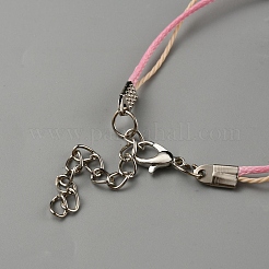 Alloy Flower Charm Bracelets&nbsp;BJEW-WH0016-23A