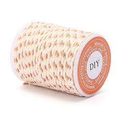 4-Ply Polycotton Cord with Metallic Thread&nbsp;X1-OCOR-Z003-D26