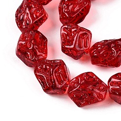 Electroplate Glass Beads Strands&nbsp;EGLA-N012-08N