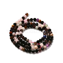 Natural & Synthetic Mixed Gemstone Beads Strands&nbsp;LS-G-RM2025-A16-3mm