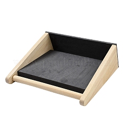 Velvet with Wood Jewelry Display Stands&nbsp;NDIS-F004-04C
