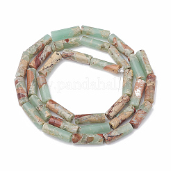 Chips Synthetic Aqua Terra Jasper Beads Strands&nbsp;G-S322-005B-1
