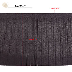 2 Meters PU Imitation Leather Tassels Trimming&nbsp;DIY-PH0010-44B-05