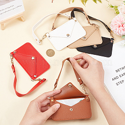 5Pcs 5 Colors Imitation Leather Women's Mini Envelope Clutch Bags&nbsp;AJEW-WR0001-85