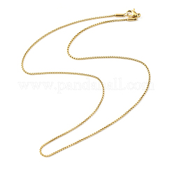 304 Stainless Steel Box Chain Necklace for Men Women&nbsp;NJEW-F308-01