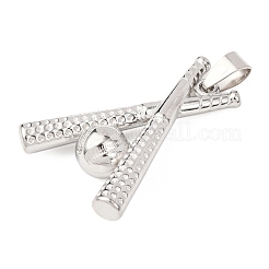 304 Stainless Steel Pendants&nbsp;STAS-D129-15P
