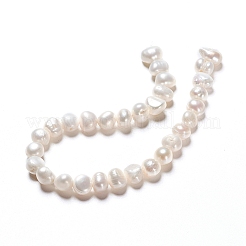 Natural Cultured Freshwater Pearl Beads Strands&nbsp;X-PEAR-I004-08A