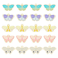 25Pcs 5 Styles Alloy Enamel Pendants&nbsp;ENAM-TA0002-62