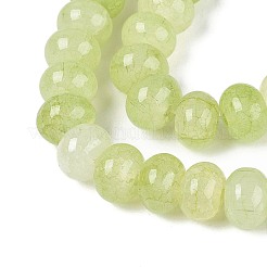 Baking Paint Crackle Glass Beads Strands&nbsp;DGLA-N020-01A-01
